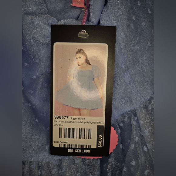 Sugar Thrillz Her Complicated Courtship Babydoll Dress - Picture 10 of 13